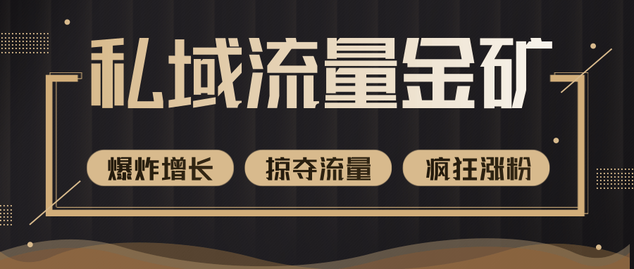 价值2200元私域流量的金矿，循环获取各大媒体精准流量，无限复制网红的精准流量！-优才资源站