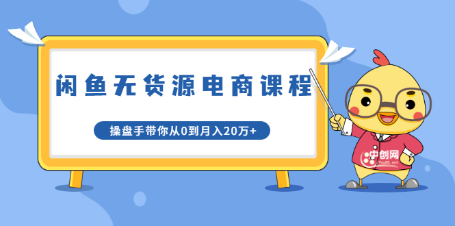 龟课·闲鱼无货源电商课程第20期：闲鱼项目操盘手带你从0到月入20万+-优才资源站