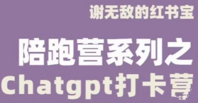 谢无敌ChatGPT打卡营，教你更好地使用ChatGPT来提高工作效率-优才资源站