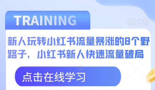 新人玩转小红书流量暴涨的8个野路子，小红书新人快速流量破局-优才资源站