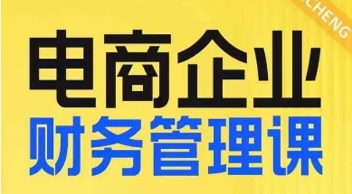 电商企业财务管理线上课，为电商企业规划财税-优才资源站