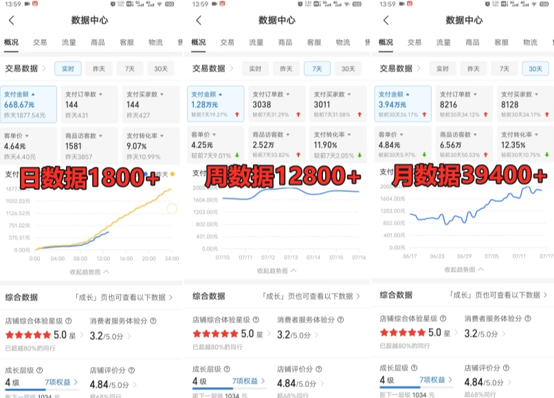 拼多多虚拟电商训练营月入30000+你也行，暴利稳定长久，副业首选-优才资源站